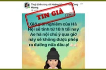 Cảnh giác với những thông tin chưa được kiểm chứng trên mạng xã hội