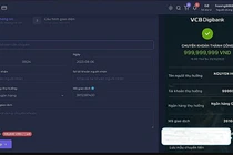 Xuất hiện trang web giả mạo bill chuyển khoản của nhiều ngân hàng Việt Nam