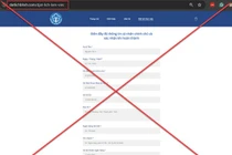 Trang web giả mạo datlichbhxh[.]com có giao diện tương tự trang chính thức. Ảnh: BHXHVN