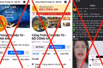 Các website giả mạo Cổng Thông tin điện tử Bộ Công an