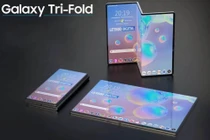 Ảnh dựng điện thoại gập ba của Samsung