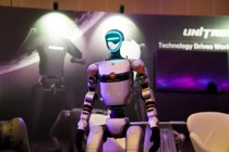 Robot của hãng Unitree. Ảnh: Bloomberg