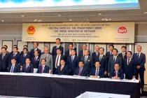 Thủ tướng Phạm Minh Chính chủ trì Hội nghị CĐS với các doanh nghiệp Nhật Bản. Ảnh Mic