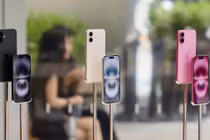 Điện thoại iPhone. Ảnh: Bloomberg