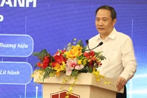 PGS.TS Lê Trung Thành, Hiệu trưởng Trường Đại học Kinh tế (UEB) tại Lễ ra mắt 4 chuyên ngành đào tạo mới