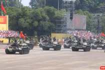 Dàn khí tài của Quân đội nhân dân Việt Nam trình diễn tại Đại lễ 