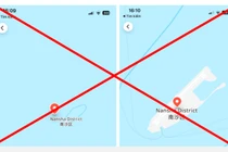 Bản đồ thể hiện sai chủ quyền quần đảo Hoàng Sa và Trường Sa trên ứng dụng Grab