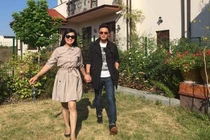 Diễn viên Hồng Đăng và vợ (ảnh: FBNV)