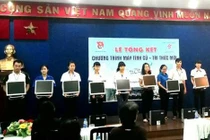 Chương trình "Máy tính cũ - Tri thức mới" (ảnh: báo Khám Phá)