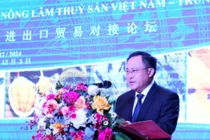 Ông Lương Trọng Quỳnh, Phó Chủ tịch UBND tỉnh Lạng Sơn phát biểu tại diễn đàn.