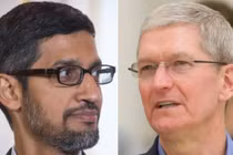 Trong quảng cáo cho Pixel 10, Google đã chỉ trích sự chậm trễ của Apple đối với AI. Ảnh: Business Insider.