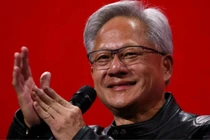 CEO của Nvidia, Jensen Huang, tham dự một sự kiện ở Paris vào tháng 6. Ảnh: SCMP.