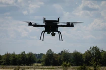 Máy bay không người lái được hỗ trợ AI giữa cuộc tấn công của Nga vào Ukraine, tại khu vực Kiev, Ukraine. Ảnh: Reuters.