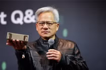 CEO Nvidia Jensen Huang cho biết Trung Quốc sẽ không thể sử dụng sản phẩm của công ty cho mục đích quân sự. ẢNh: SCMP.