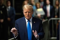 Cựu Tổng thống Mỹ Donald Trump (Ảnh: Bloomberg)