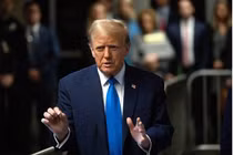 Cựu Tổng thống Mỹ Donald Trump (Ảnh: Bloomberg)