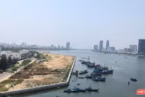 Dự án Bất động sản và bến du thuyền Đà Nẵng với bờ kè bê tông lấn ra sông Hàn