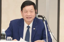 Ông Trương Gia Bình - Chủ tịch HĐQT FPT phát biểu tại Diễn đàn Kinh tế Việt Nam - Nhật Bản 2023.