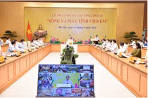 Thủ tưởng Phạm Minh Chính phát biểu tại Lễ phát động. Ảnh Mic.