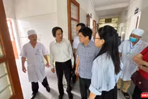 Đoàn kiểm tra sau Hội nghị sơ kết công tác giám định pháp y tâm thần 