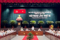 Toàn cảnh hội nghị lần thứ 15. Ảnh- Người lao động