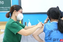 Chiến dịch tiêm vaccine COVID-19 cho trẻ em dưới 12 tuổi vẫn đang tiếp tục. Ảnh: HCDC 