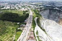 Một đoạn thuộc Vành đai 3 qua tỉnh Bình Dương đã đầu tư hoàn thành. Ảnh: Lao Động