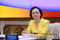 Bộ trưởng Bộ Nội vụ Phạm Thị Thanh Trà. Ảnh: Quang Huy (Báo Lao động)