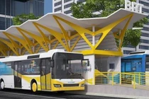 Phối cảnh mô hình tuyến xe buýt BRT số 1 tại TP.HCM