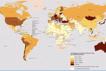 Bản đồ Việt Nam đã chuyển trở lại màu nâu sậm – màu biểu tượng của những nước có số mắc trên 300 ca mắc mới/100.000 dân/7 ngày (COVID-19 Weekly Epidemiological Update - Edition 104, published 10 August 20 - WHO)