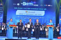 Microsoft Việt Nam vinh dự nhận giải thưởng Chuyển đổi số Việt Nam năm 2021