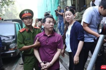 Nguyên Tổng giám đốc VN Pharma Nguyễn Minh Hùng tại phiên tòa đang diễn ra