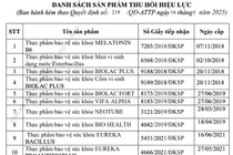 Thu hồi hiệu lực công bố 12 thực phẩm bảo vệ sức khỏe: Cảnh báo đến người tiêu dùng