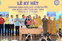 365 phật tử đăng ký hiến mô, tạng sau ít phút kêu gọi