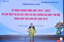 Chủ tịch Quốc hội Vương Đình Huệ phát biểu