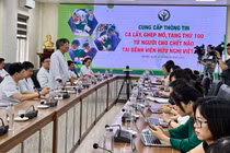 GS.TS. Trần Bình Giang - Giám đốc Bệnh viện Việt Đức - chia sẻ thông tin về ca hiến tạng từ người chết não thứ 100 tại Bệnh viện