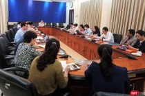 Ban Chỉ đạo phòng, chống dịch COVID-19 Trường Đại học Y Hà Nội họp, dưới sự chủ trì của GS.TS. Tạ Thành Văn - Hiệu trưởng Trường Đại học Y Hà Nội, Trưởng Ban Chỉ đạo.