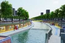 Cảnh quan hai bên bờ sông Tô Lịch tương lai (Nguồn: JVE)