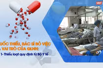 Thiếu thuốc, vật tư y tế, sẽ khó khăn cho các bác sĩ trong khám và chữa trị cho bệnh nhân