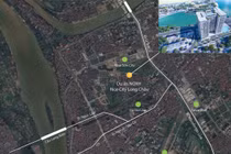 Vị trí dự án nhà ở xã hội Rice City Long Châu có giá mở bán gần 30 triệu đồng/m2