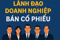Làn sóng lãnh đạo doanh nghiệp ồ ạt bán cổ phiếu. Ảnh minh họa
