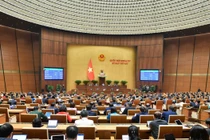 Toàn cảnh buổi bế mạc Kỳ họp thứ 6 - Quốc hội khóa XV (Nguồn: Quochoi.vn)