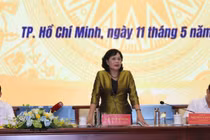 Thống đốc NHNN Nguyễn Thị Hồng phát biểu tại Hội nghị.