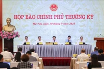 Bộ trưởng, Chủ nhiệm Văn phòng Chính phủ Trần Văn Sơn - Người phát ngôn của Chính phủ - chủ trì cuộc họp báo Chính phủ chiều nay, 30/9.