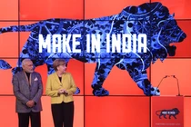 Chiến dịch "Make in India" có thực sự tạo được cú hích cho ngành sản xuất của Ấn Độ? (Ảnh: Bloomberg)