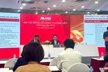  Ban lãnh đạo MSB phát biểu tại Đại hội đồng cổ đông thường niên năm 2023
