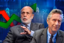 2 kinh tế gia Ben Bernanke (trái) và Olivier Blanchard đã xây dựng hàm số lạm phát để kiến giải về nguồn cơn của tình trạng lạm phát kỷ lục vừa qua.