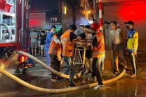 Hiện trường vụ cháy nhà trọ ở Hà Nội làm 14 người tử vong