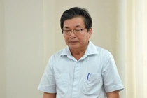 Từ trái qua, các ông: Nguyễn Văn Trình, Trần Văn Cần, Lê Thanh Cung