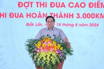 Thủ tướng Chính phủ Phạm Minh Chính tại lễ phát động. Ảnh: Báo Giao thông
